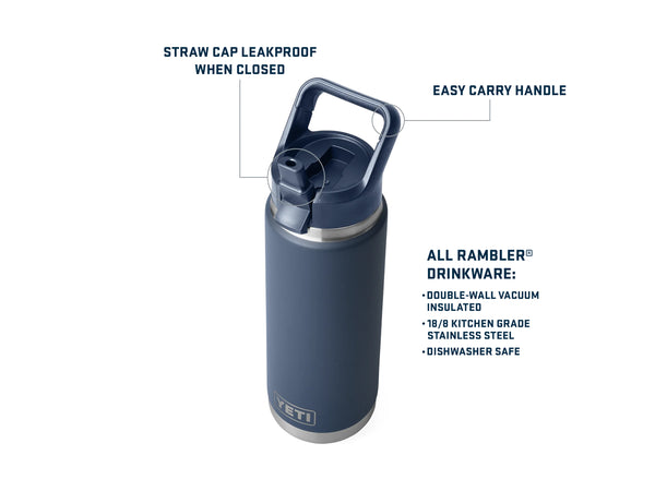 Rambler® 26 oz (769 ML) Straw Bottle - By YETI