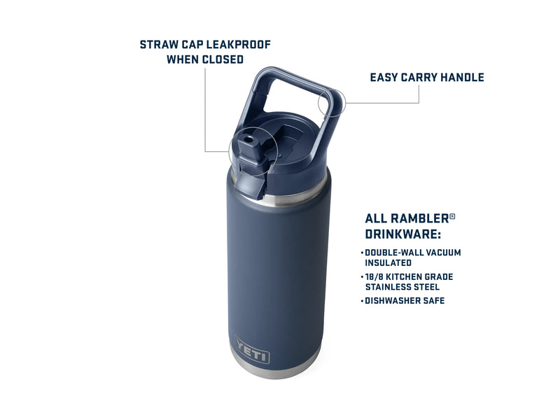 Rambler® 26 oz (769 ML) Straw Bottle - By YETI