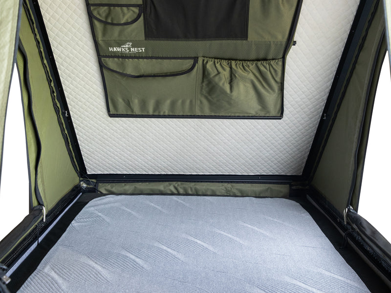 Hawk's Nest V2 Rooftop Tent - Wide - Green - By Feldon Shelter