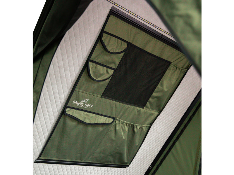 Hawk's Nest V2 Rooftop Tent - Wide - Green - By Feldon Shelter