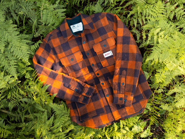 Wool Camp Shacket - Cedar Check - By Feldon Shelter & Swanndri