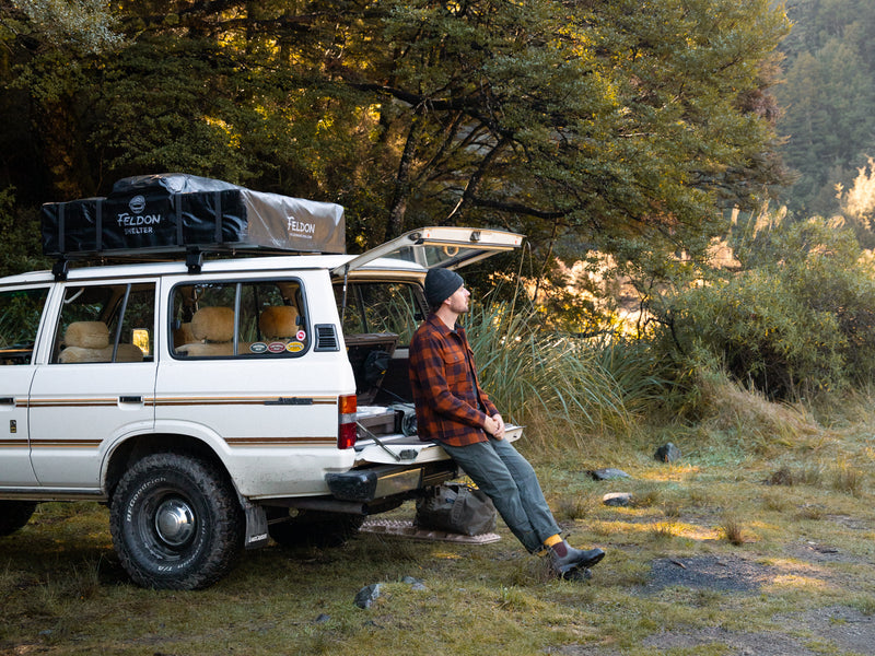 Wool Camp Shacket - Cedar Check - By Feldon Shelter & Swanndri