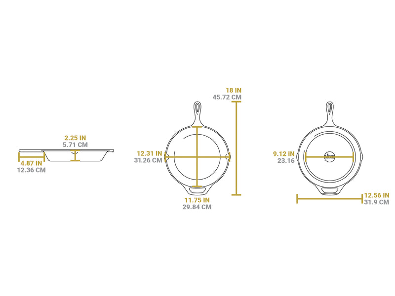 Lodge Skillet 30cm - By Lodge Cast Iron