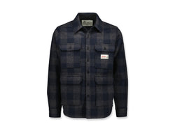 Wool Camp Shacket - Coal Check - By Feldon Shelter & Swanndri