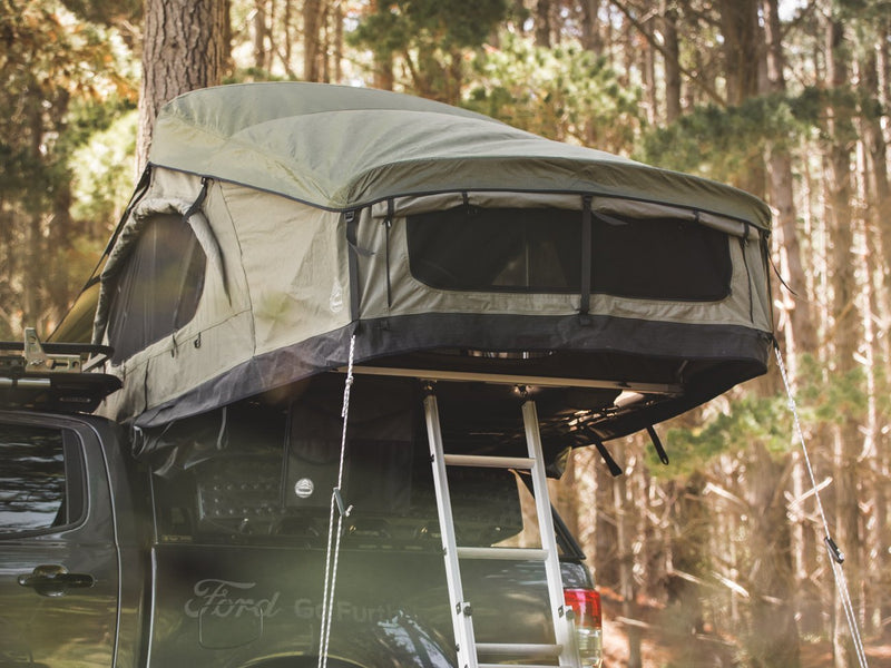 Crow's Nest Extended Rooftop Tent - Green (Available Now) - By Feldon Shelter