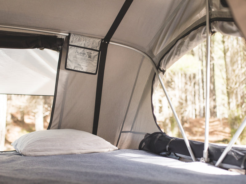 Crow's Nest Family Rooftop Tent Bundle - Grey - By Feldon Shelter