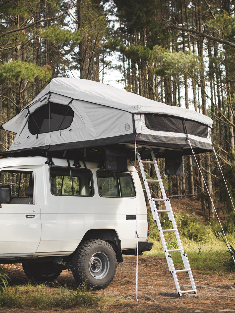 Crow's Nest Family Rooftop Tent Bundle - Grey - By Feldon Shelter