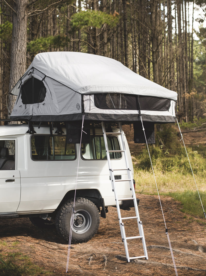 Crow's Nest Family Rooftop Tent Bundle - Grey - By Feldon Shelter