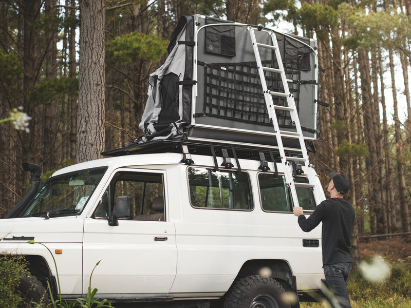 Crow's Nest Family Rooftop Tent Bundle - Grey - By Feldon Shelter