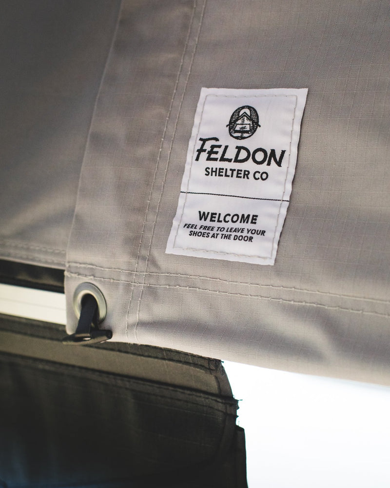 Crow's Nest Extended Rooftop Tent - Grey - By Feldon Shelter