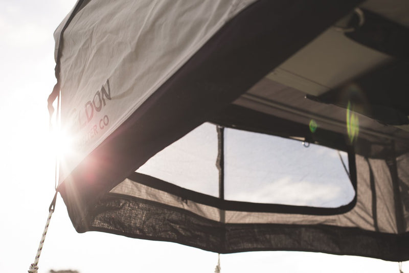 Crow's Nest Extended Rooftop Tent - Grey - By Feldon Shelter