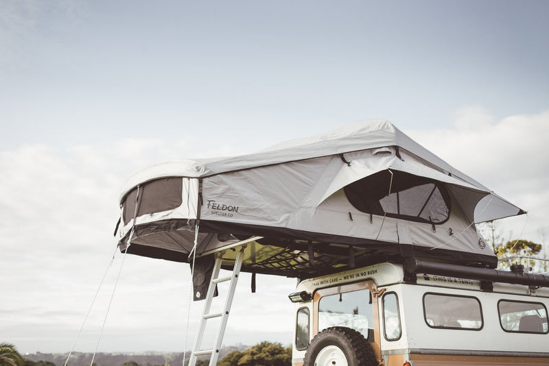 Crow's Nest Extended Rooftop Tent - Grey - By Feldon Shelter