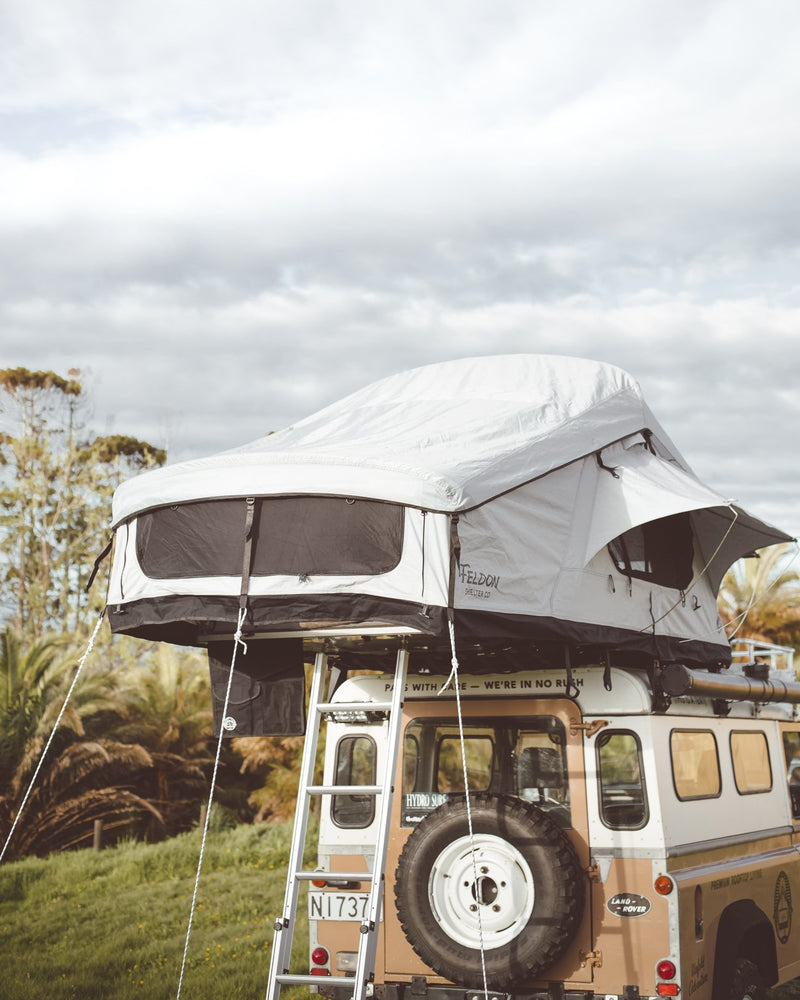 Crow's Nest Extended Rooftop Tent - Grey - By Feldon Shelter