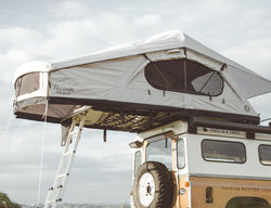 Crow's Nest Extended Rooftop Tent - Grey - By Feldon Shelter