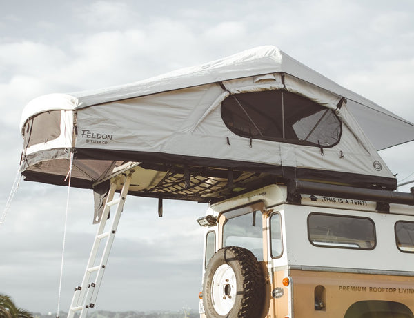 Crow's Nest Extended Rooftop Tent - Grey (Available Now) - By Feldon Shelter