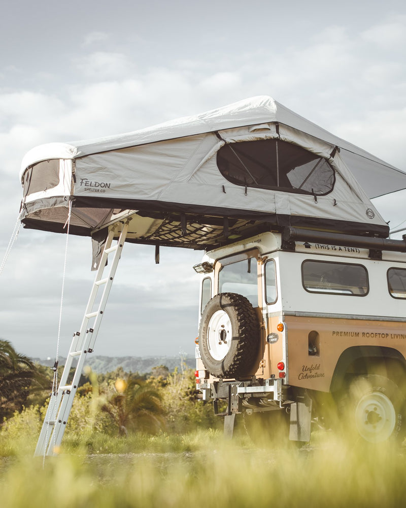 Crow's Nest Extended Rooftop Tent - Grey - By Feldon Shelter