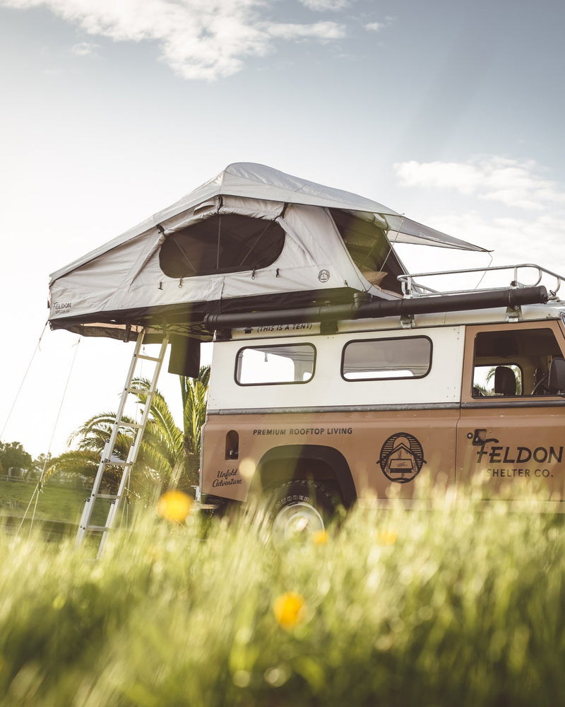 Crow's Nest Extended Rooftop Tent - Grey - By Feldon Shelter