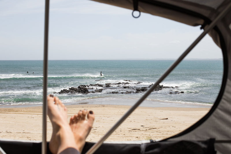 Crow's Nest Extended Rooftop Tent - Grey - By Feldon Shelter