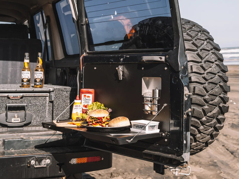 Aluminum table tailgate Toyota 70 - My Overland Shop