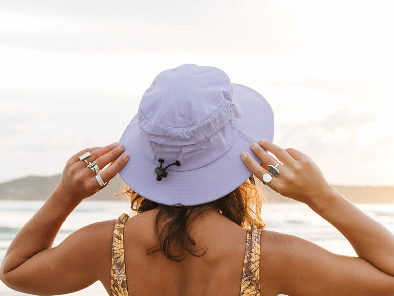 Purple Power Surf Hat - By Sunward Bound