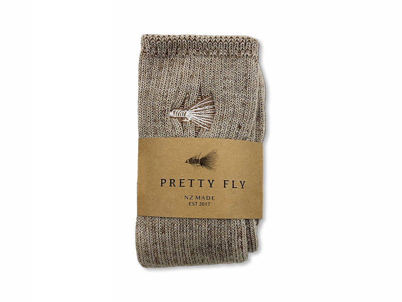 Merino Socks Lockwood Tan - By Pretty Fly