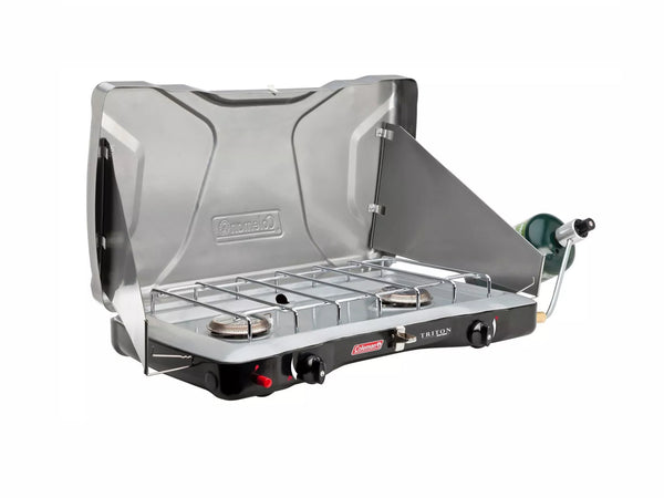 Triton 2 Burner EI Stove with Hose - By Coleman
